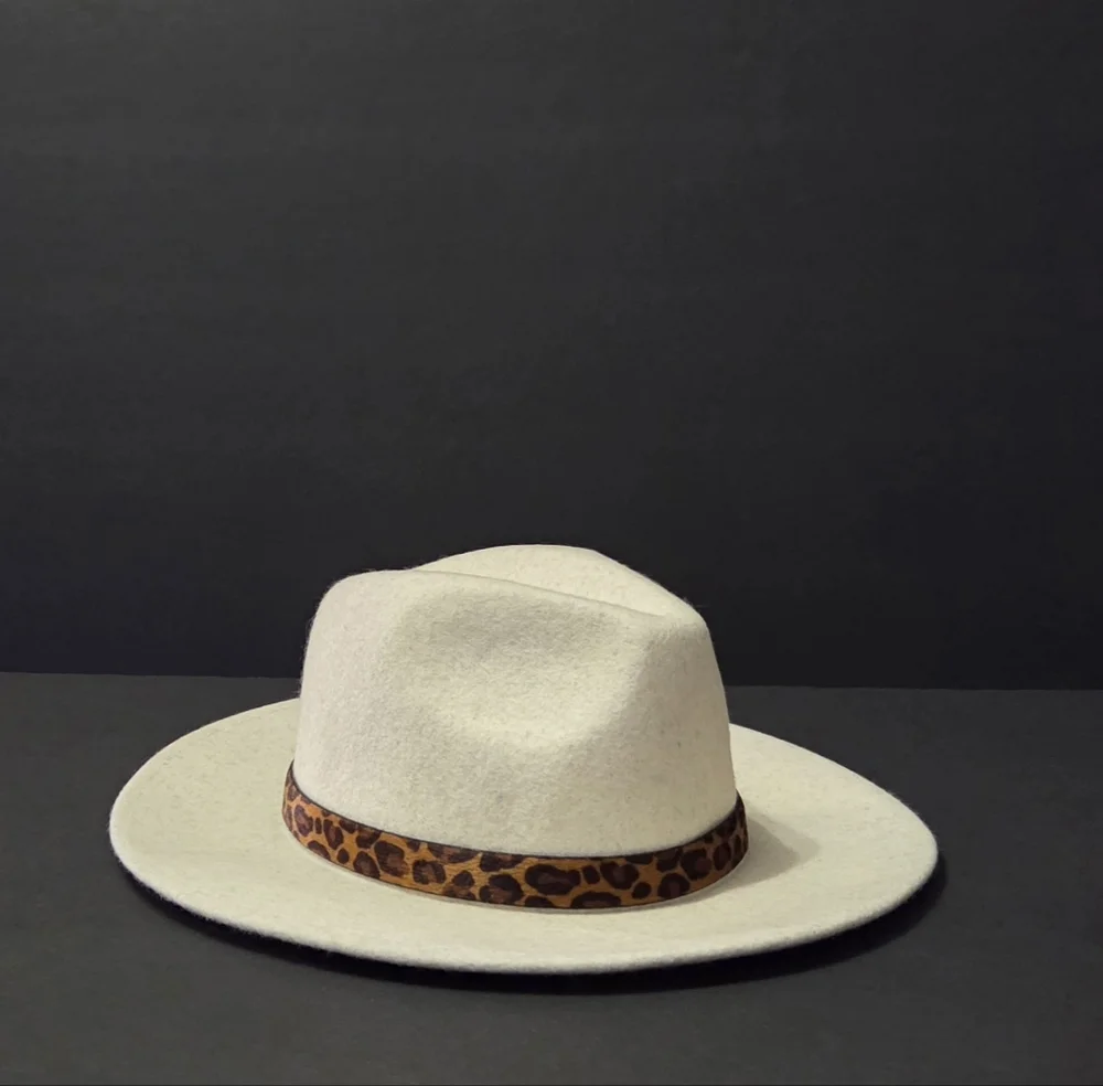 Altar'd State Leopard Belted Wool Hat - Picture 7 of 16